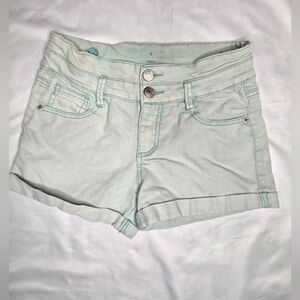 Vintage Cherokee Light Wash Denim Shorts XL – Soft Denim, Adjustable Waist